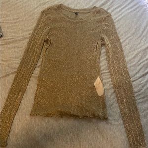 Sheer long sleeve